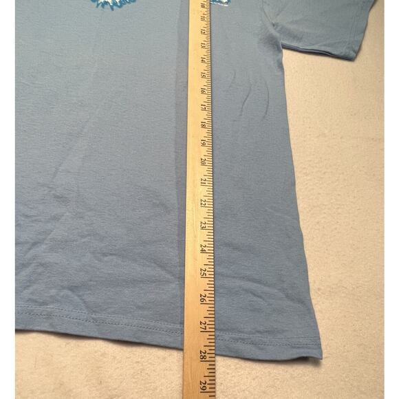 Lee Men’s Size M Crew Neck‎ Pullover Graphic Blue - Picture 5 of 8